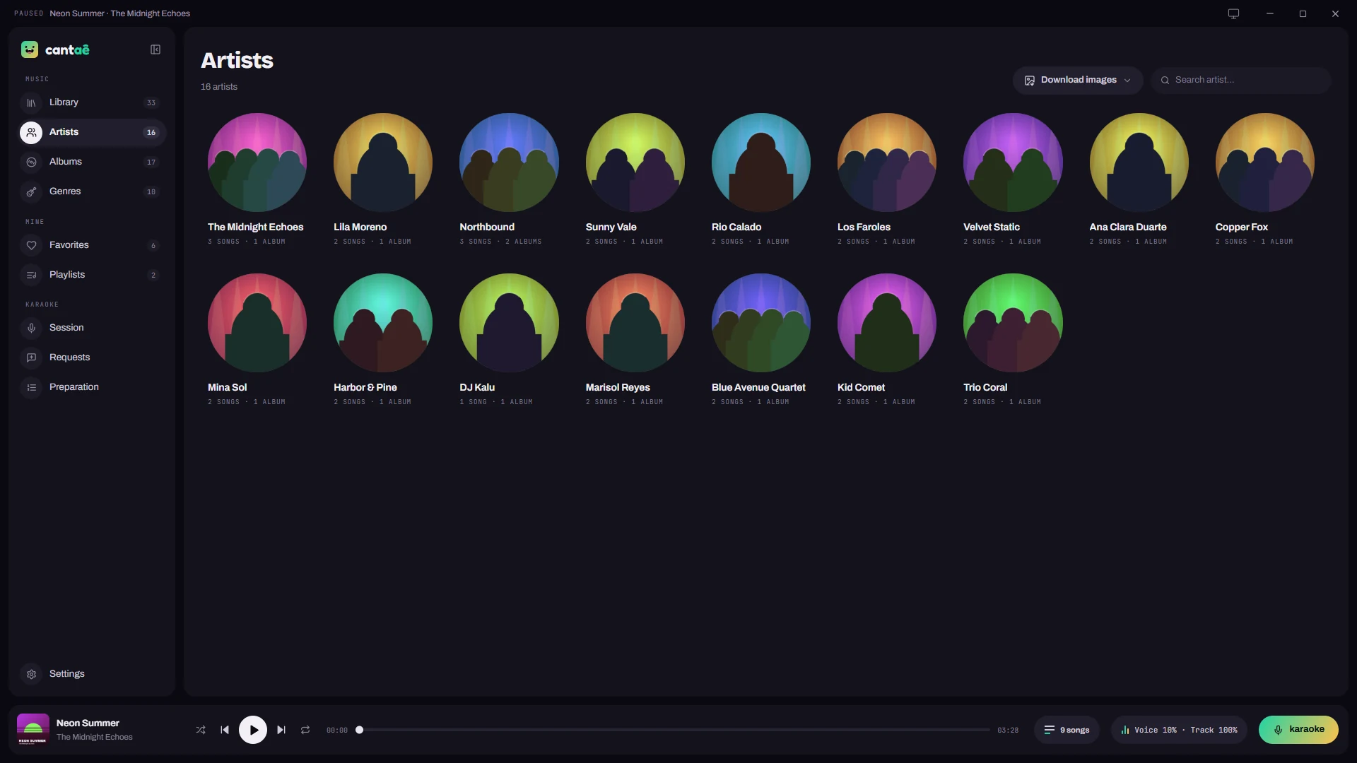 Artists: Artist photos found automatically.